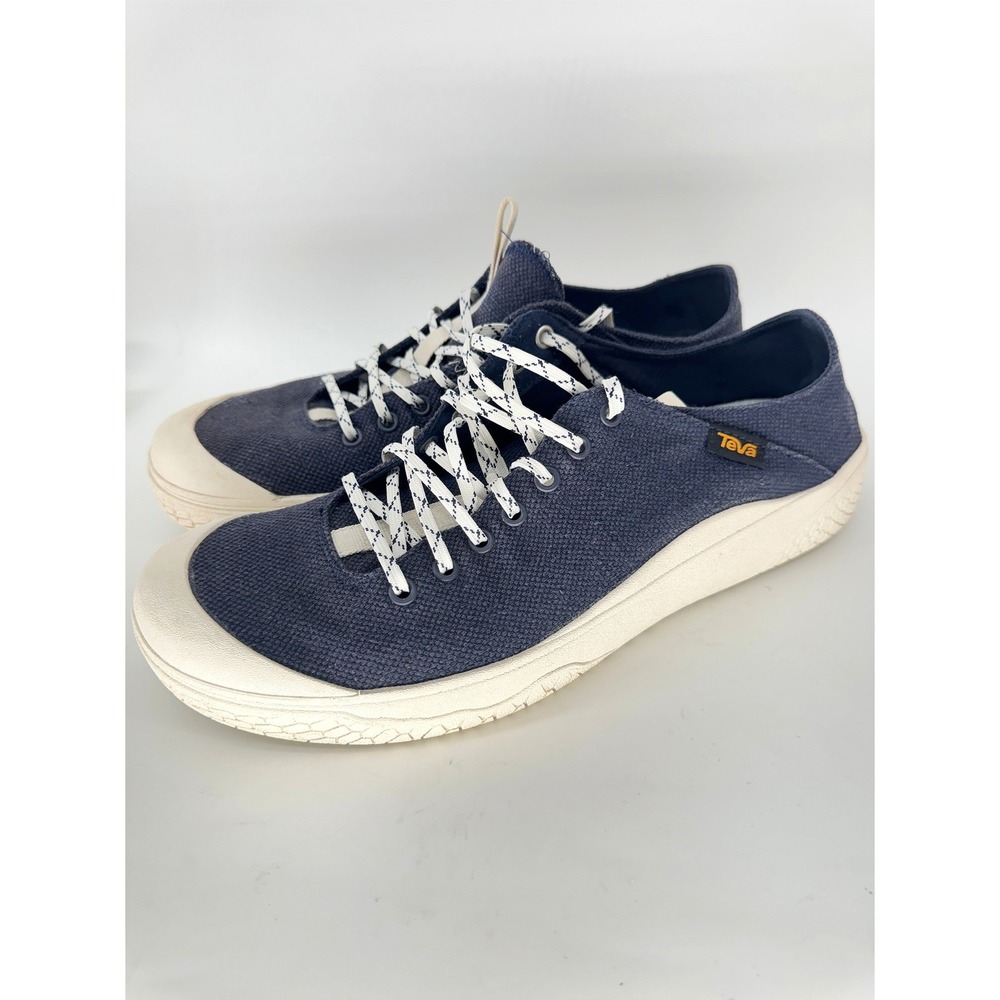 Teva Terra Canyon Sneakers Men 13 Navy Blue Canvas Outdoor Shoes 1134361